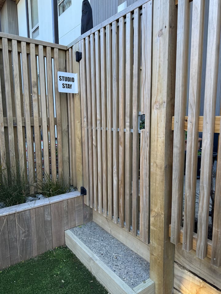 Private Studio Stay entrance gate